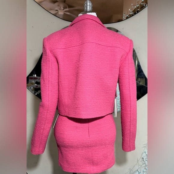 Aritzia Pink Women's Jacket and Skirt - Picture 4 of 6